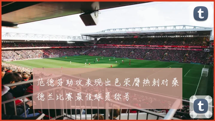 范德芬助攻表现出色荣膺热刺对桑德兰比赛最佳球员称号