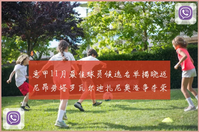 意甲11月最佳球员候选名单揭晓迈尼昂劳塔罗瓦尔迪扎尼奥洛争夺荣誉